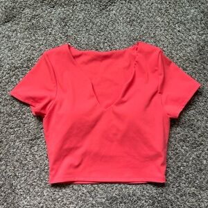 P’tula cropped shirt with built in bra